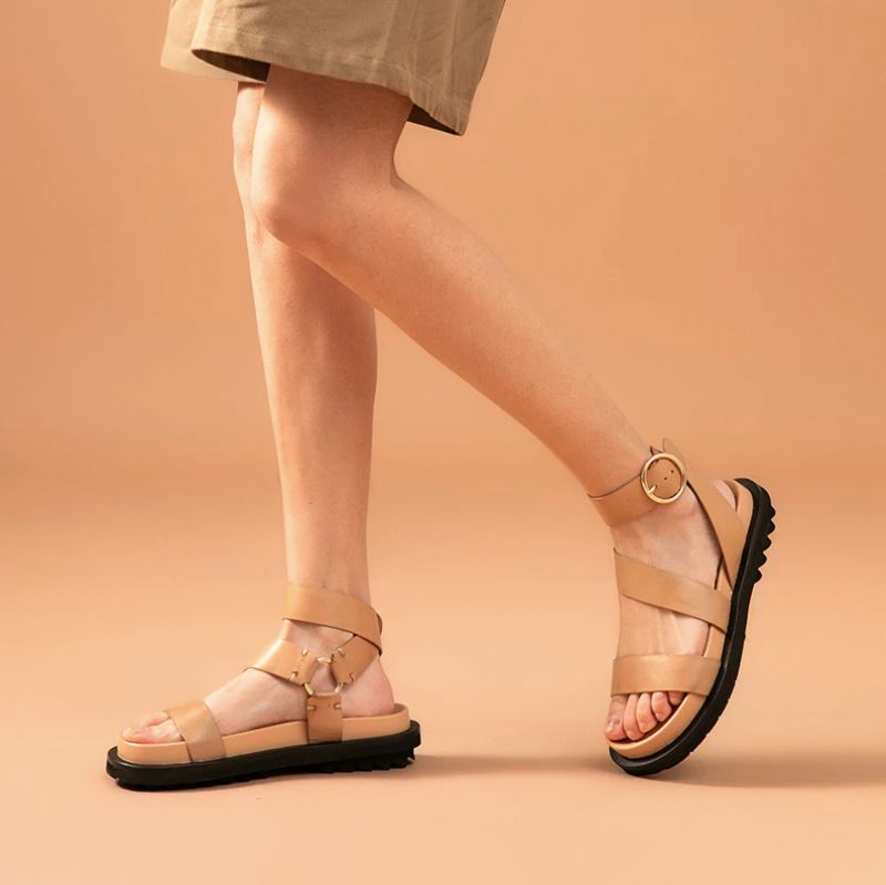 Nayade Dames Sandalen Zwarte Schoenen - Zwart