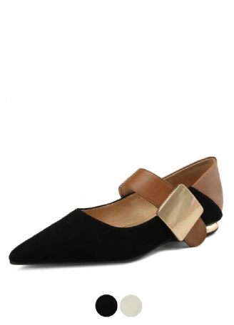 Naybi Dames Puntige Teen Platte Schoenen