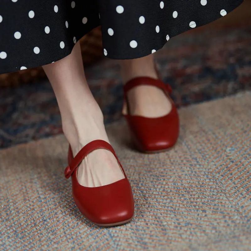 Nayi Dames Haak \u0026 Loop Loafer - Rood