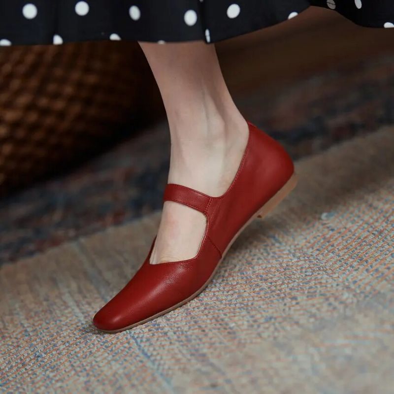 Nayi Dames Haak \u0026 Loop Loafer - Rood