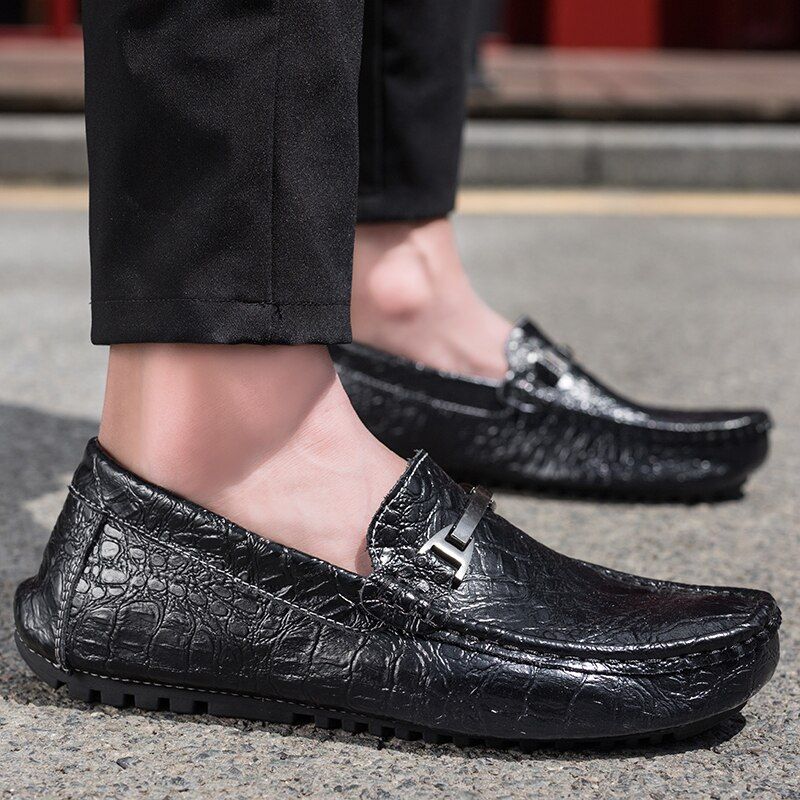 Neddy Heren Loafers Casual Schoenen - Zwart