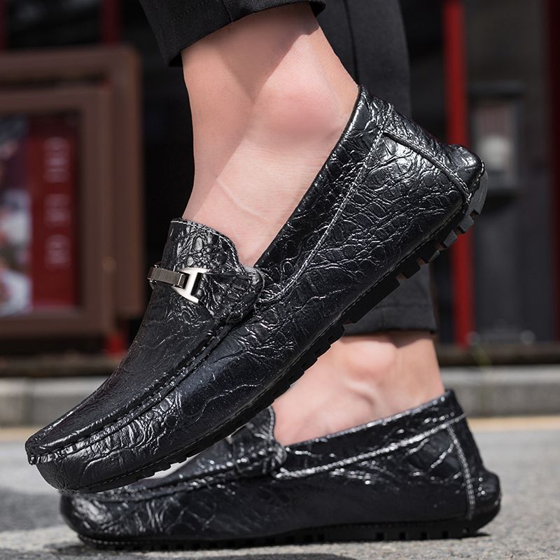 Neddy Heren Loafers Casual Schoenen - Zwart