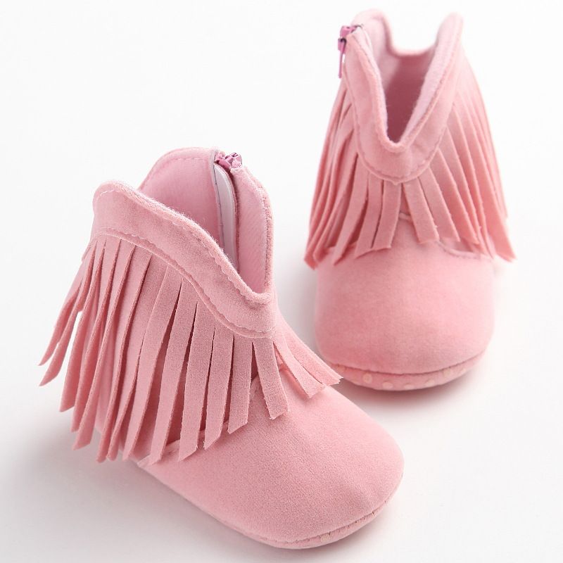 Nefertiti Baby Meisjes Warme Boot - Roos