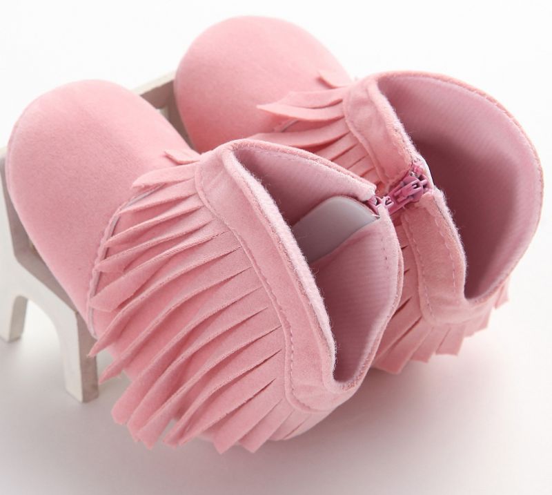 Nefertiti Baby Meisjes Warme Boot - Roos