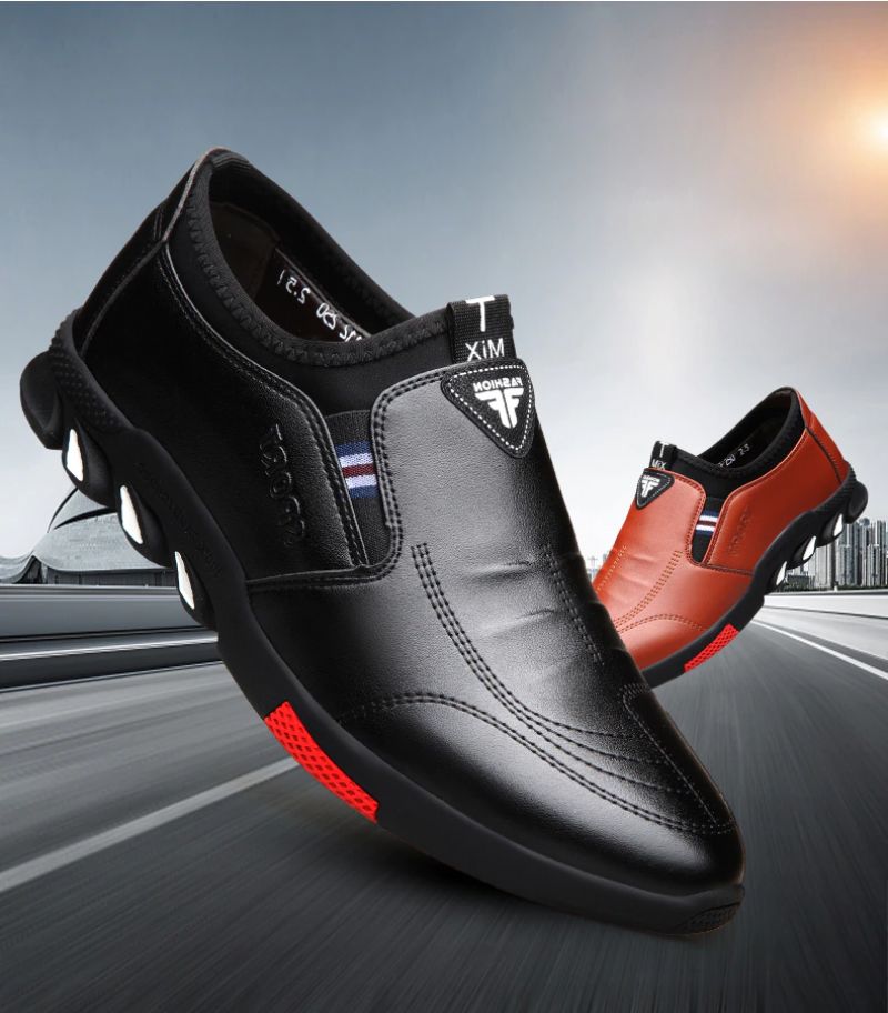 Neil Heren Loafers Geklede Schoenen - Oranje