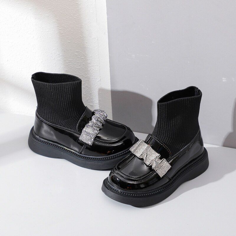 Nelly Meisjes Platte Schoenen - Zwart