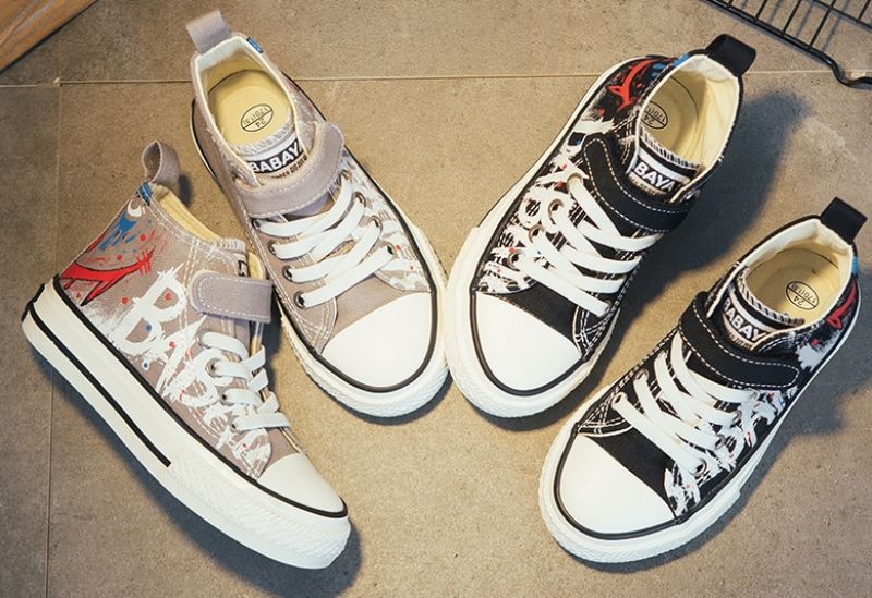 Nelson Jongens High Top Sneaker - Zwart