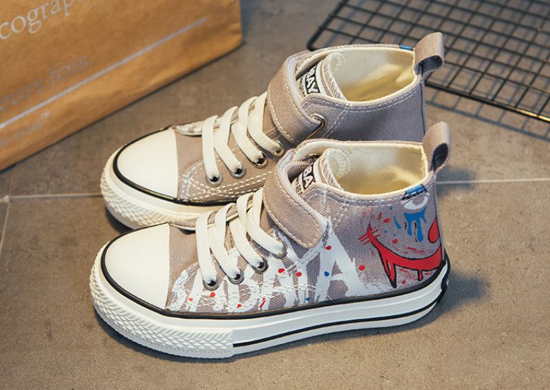 Nelson Jongens High Top Sneaker - Zwart
