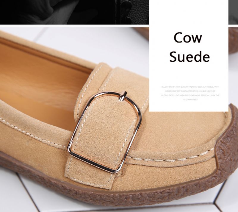 Nena Dames Loafer Schoenen - Beige