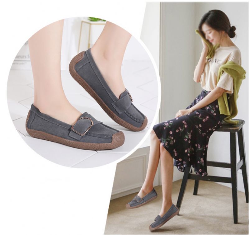 Nena Dames Loafer Schoenen - Beige
