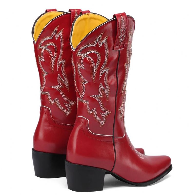 Nesma Dameslaarzen - Rood