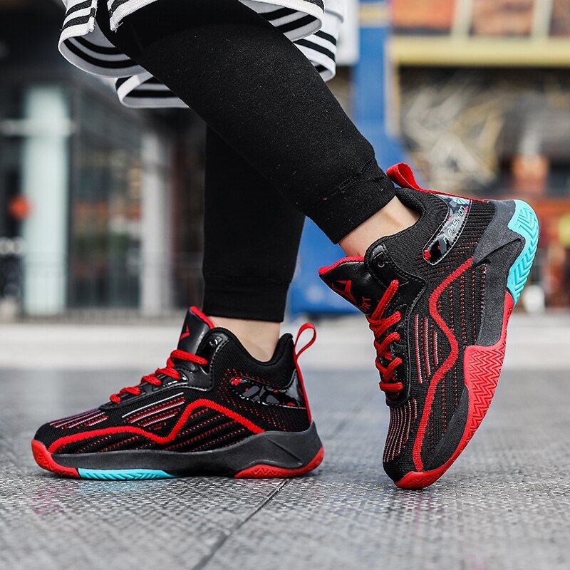 Nestor Jongens Basketbalschoenen - Zwart
