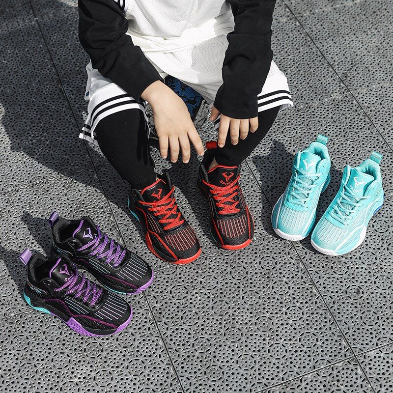 Nestor Jongens Basketbalschoenen - Zwart