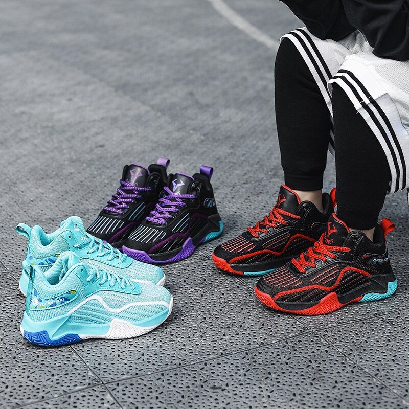 Nestor Jongens Basketbalschoenen - Zwart