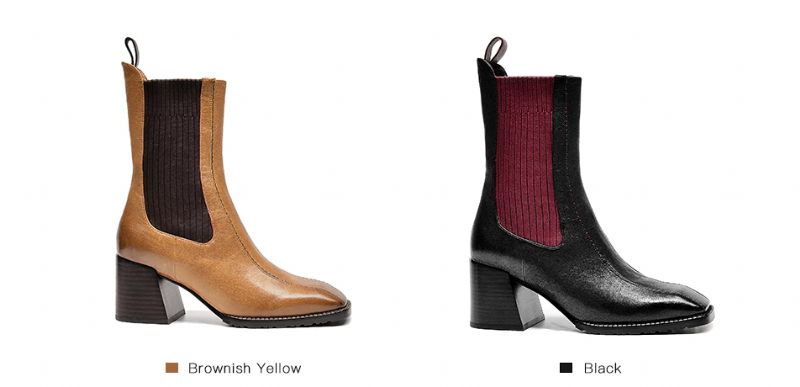 Netza Dames Zwarte Laarzen - Zwart