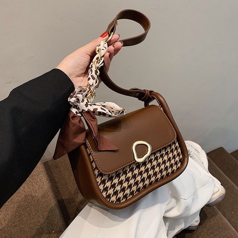 Nido Dames Kleine Leren Handtas - Zwart