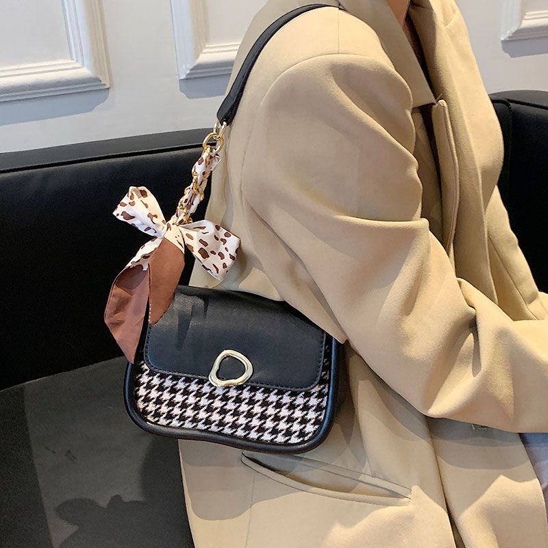 Nido Dames Kleine Leren Handtas - Zwart