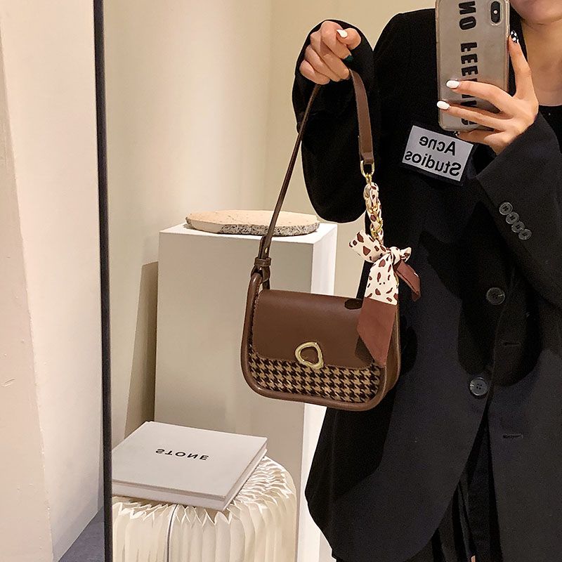 Nido Dames Kleine Leren Handtas - Zwart