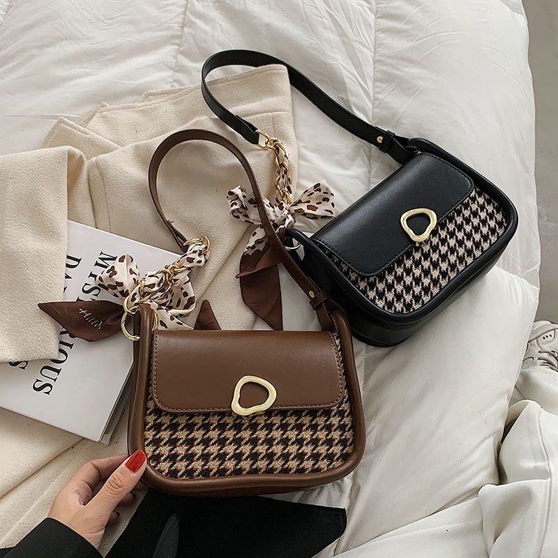 Nido Dames Kleine Leren Handtas - Zwart