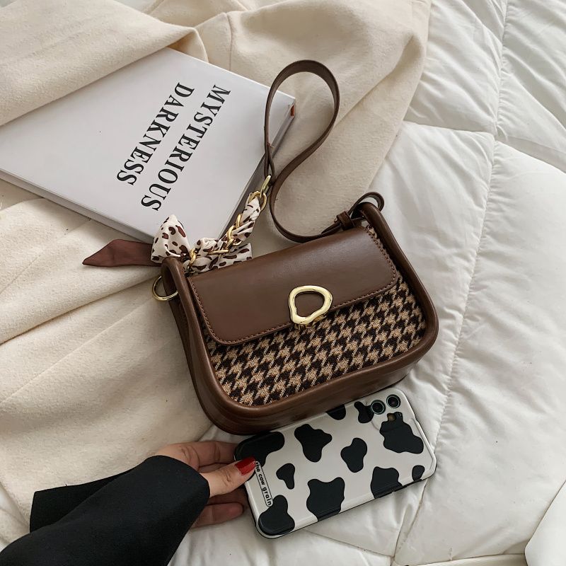 Nido Dames Kleine Leren Handtas - Zwart