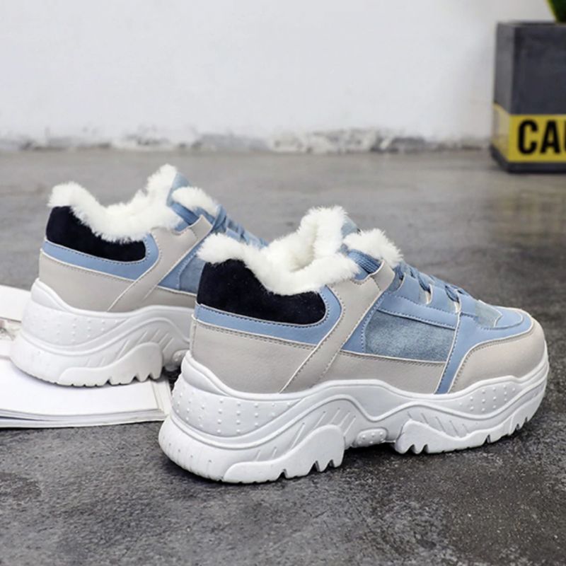 Nieves Dames Sneaker Schoenen - Blauw