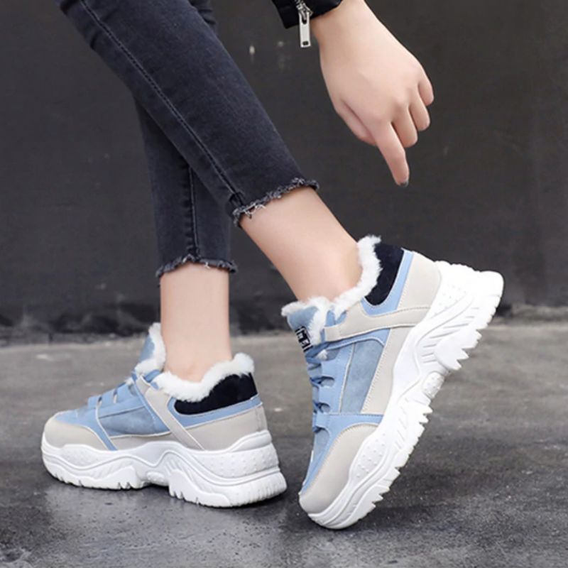 Nieves Dames Sneaker Schoenen - Blauw