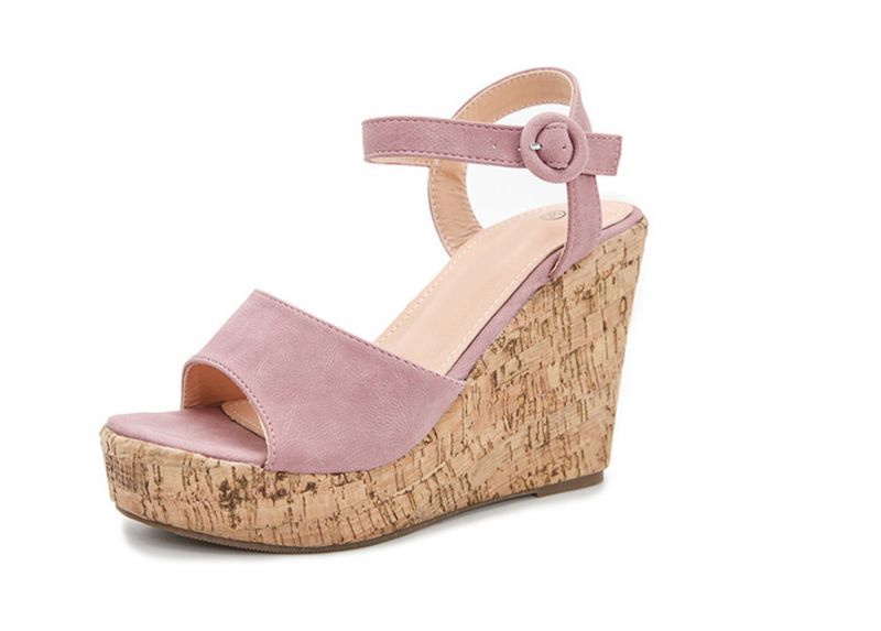 Nikki Dames Wedges - Blauw