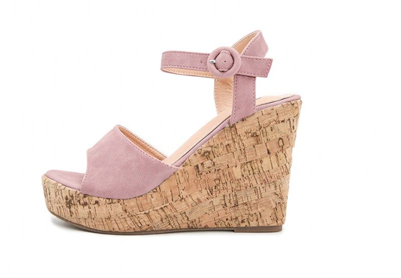 Nikki Dames Wedges - Blauw
