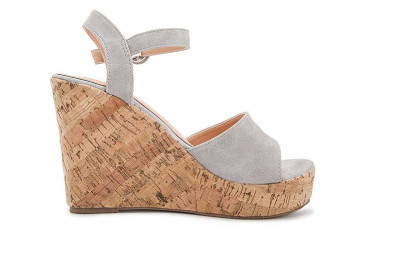 Nikki Dames Wedges - Blauw