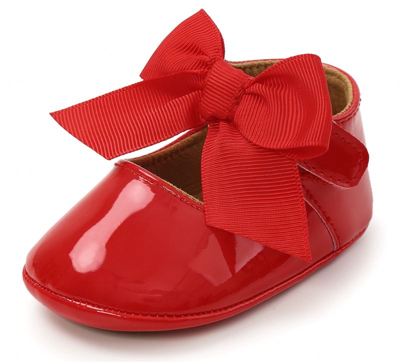Nilse Baby Meisjes Dress Mocassin - Rood