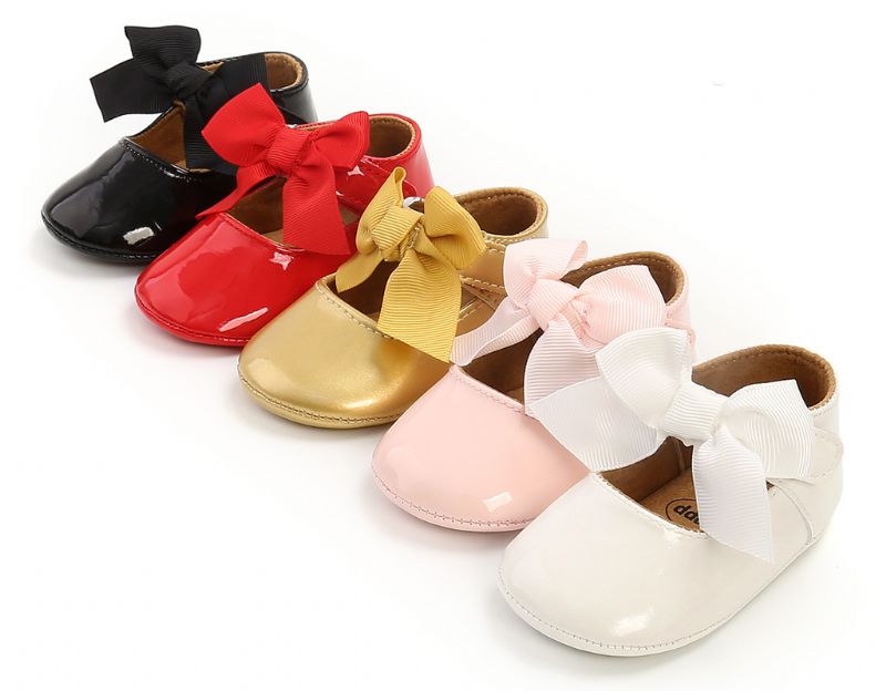 Nilse Baby Meisjes Dress Mocassin - Rood