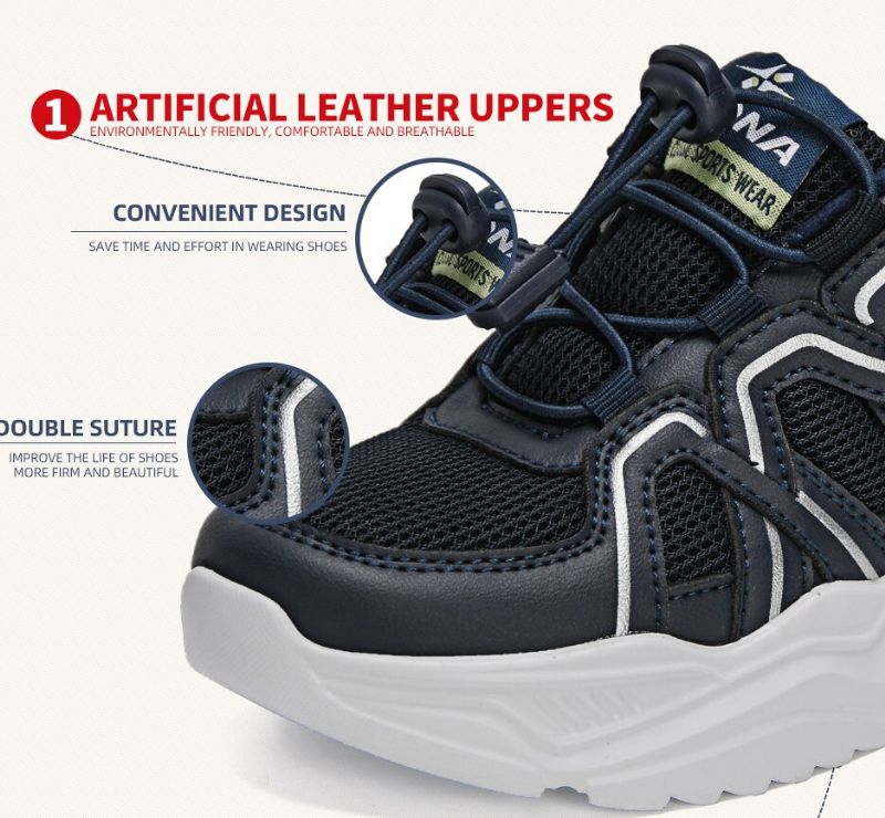 Nilton Jongens Hardloopschoenen - Marineblauw