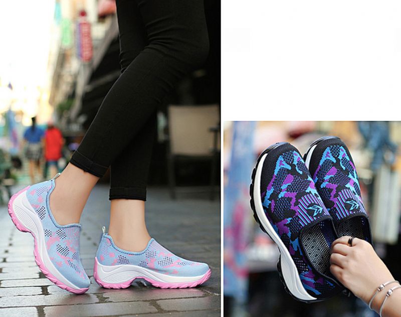 Nilva Dames Sneakers - Hemel