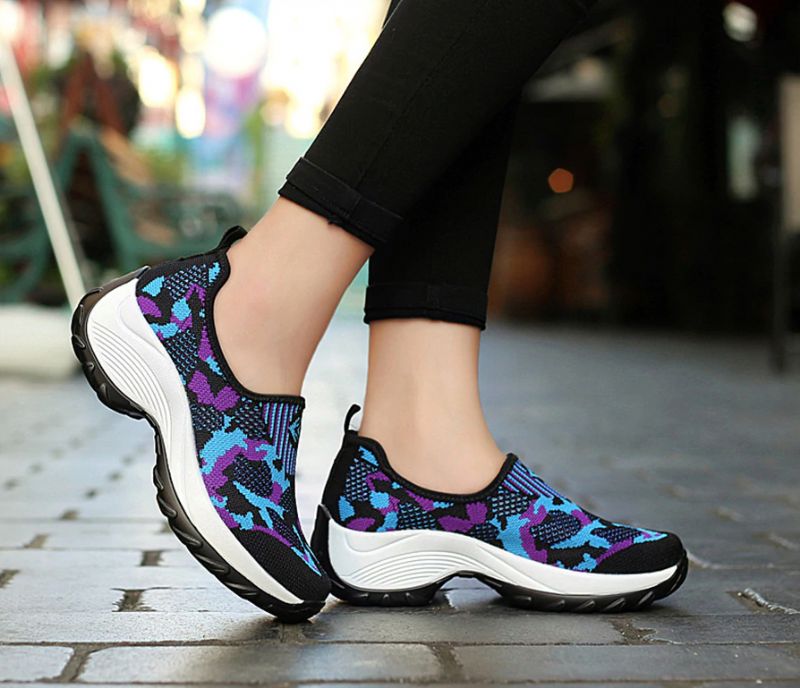 Nilva Dames Sneakers - Hemel