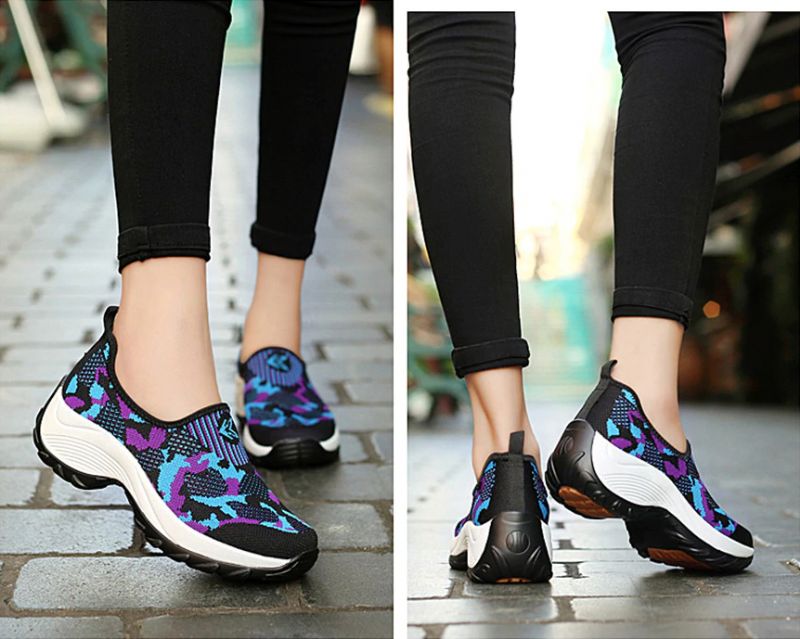 Nilva Dames Sneakers - Hemel