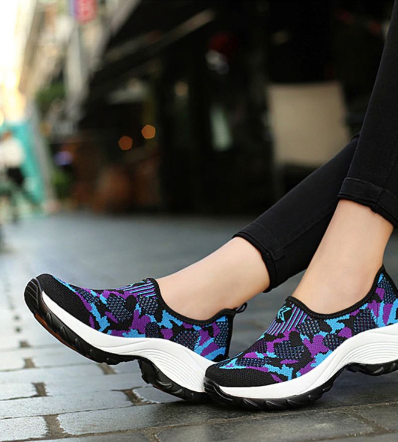 Nilva Dames Sneakers - Hemel