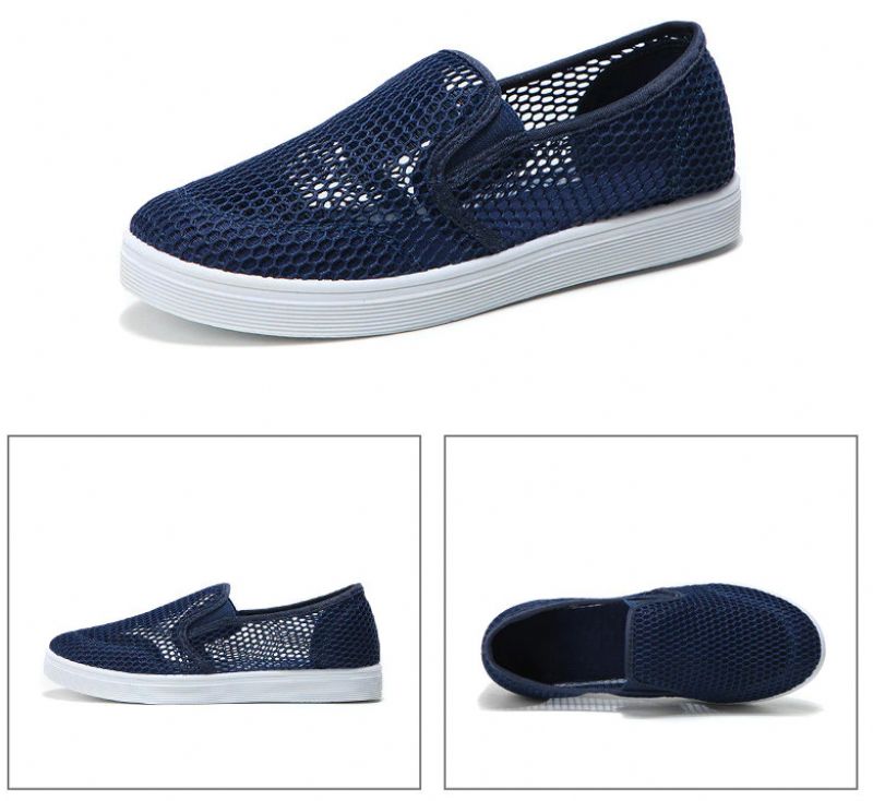 Ninel Dames Mode Platte Ademende Loafers Schoenen - Roze