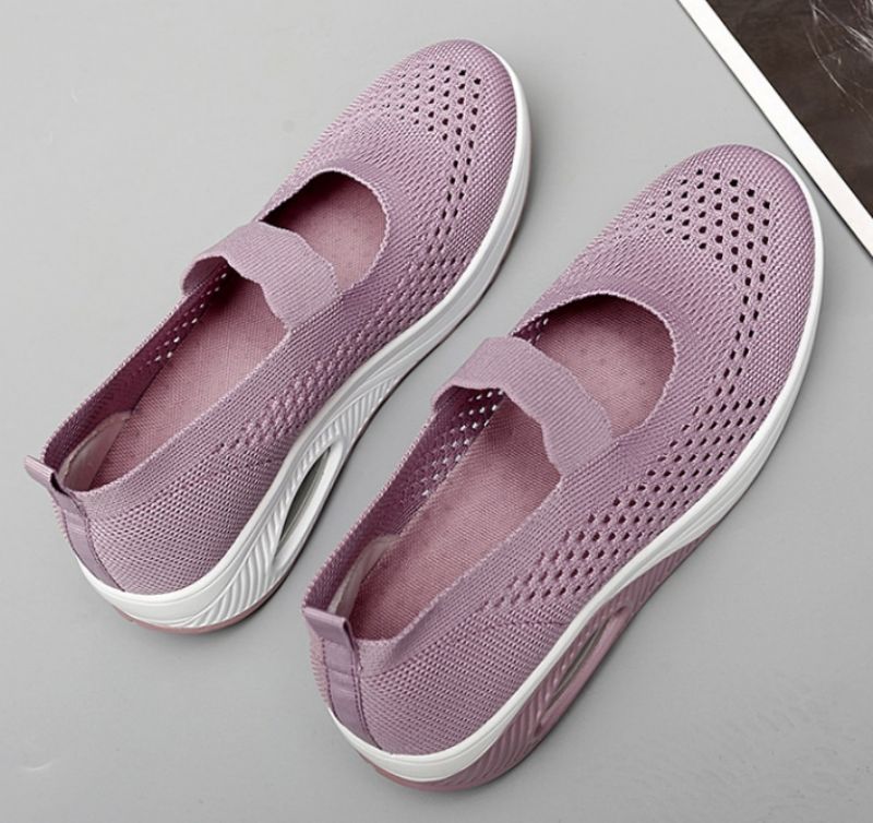Ninoska Platform Slip-on Schoenen Voor Dames - Beige