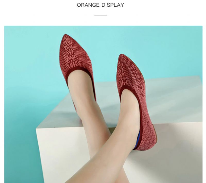 Ninsar Dames Platte Zwarte Schoenen - Zwart