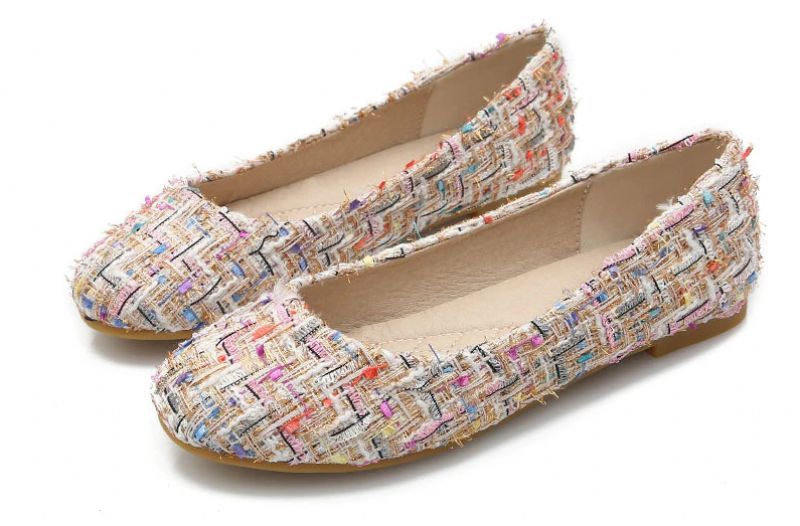 Niobe Dames Platte Schoenen - Roze