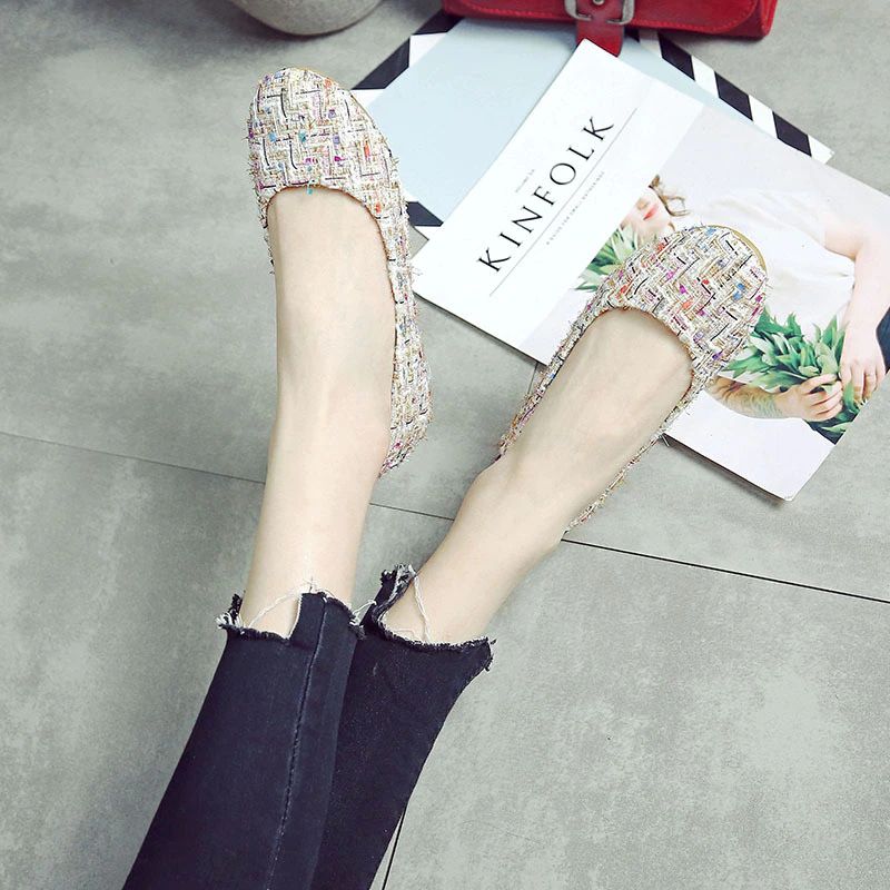 Niobe Dames Platte Schoenen - Roze