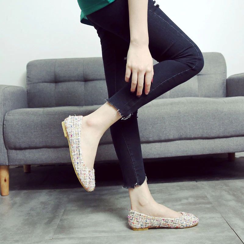 Niobe Dames Platte Schoenen - Roze
