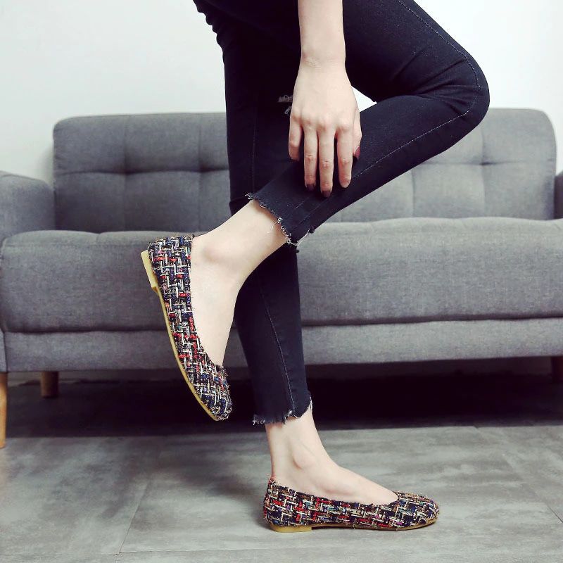 Niobe Dames Platte Schoenen - Roze