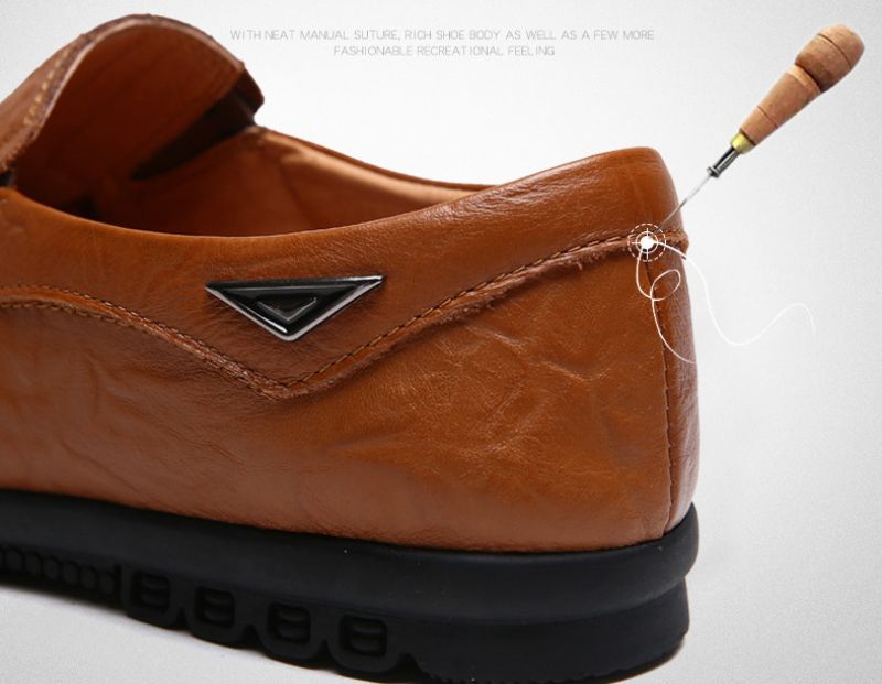 Noah Heren Loafers Geklede Schoenen - Koffie