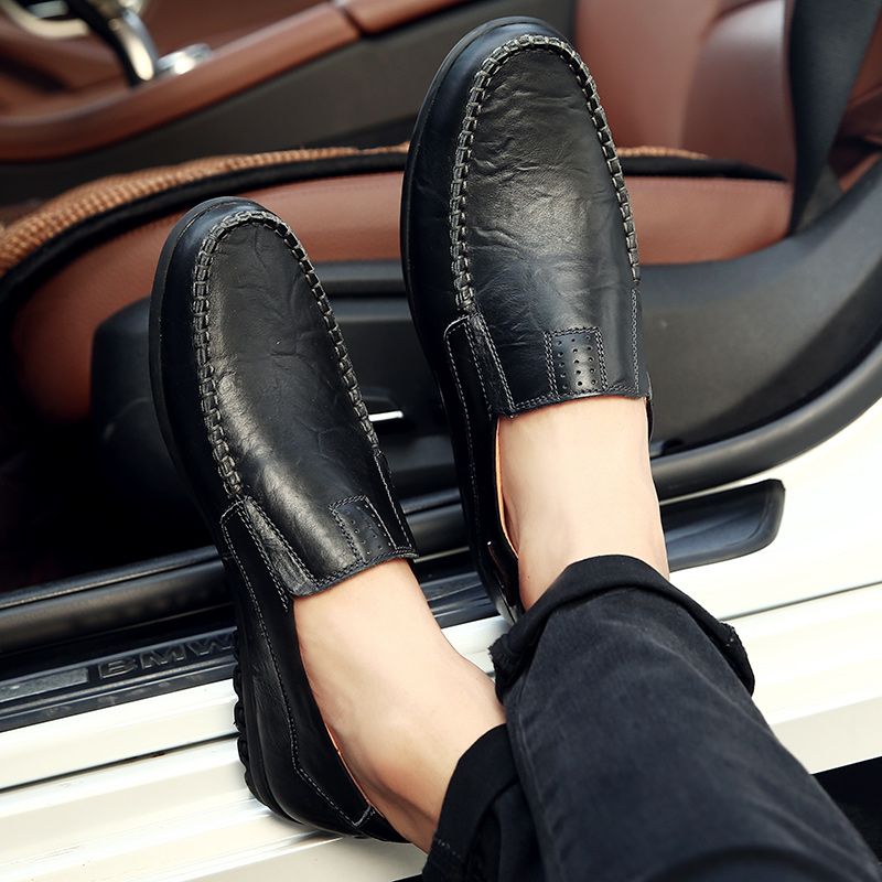 Noah Heren Loafers Geklede Schoenen - Koffie