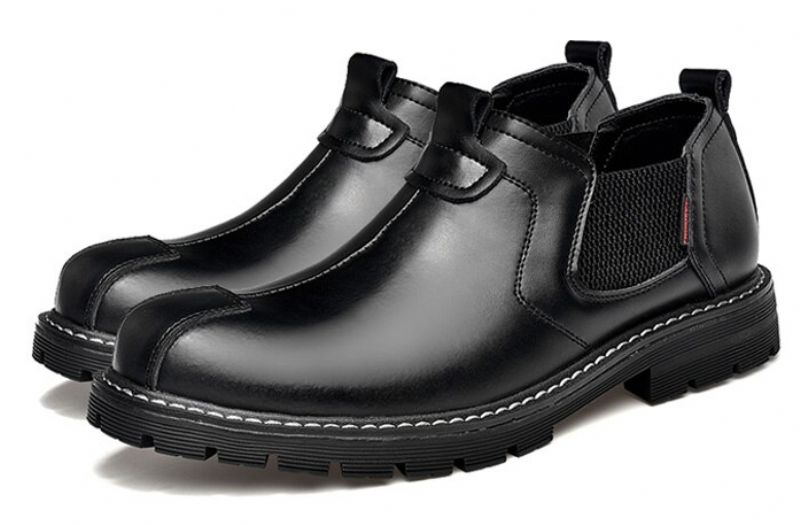 Noe Heren Slip-on Oxford - Zwart