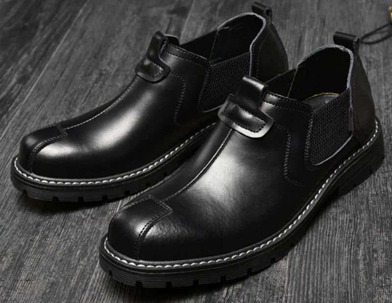 Noe Heren Slip-on Oxford - Zwart