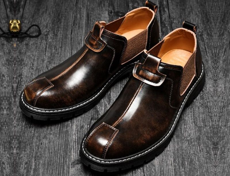 Noe Heren Slip-on Oxford - Zwart