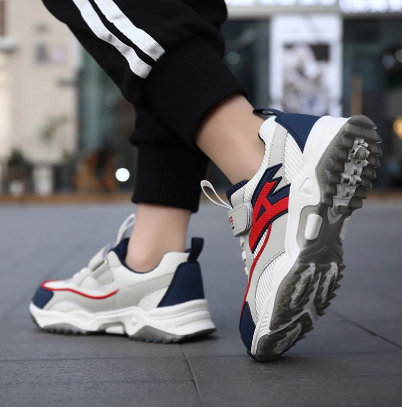 Noel Jongens Casual Sneaker - Beige