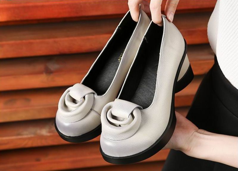 Nohelia Dames Pumps Schoenen - Grijs